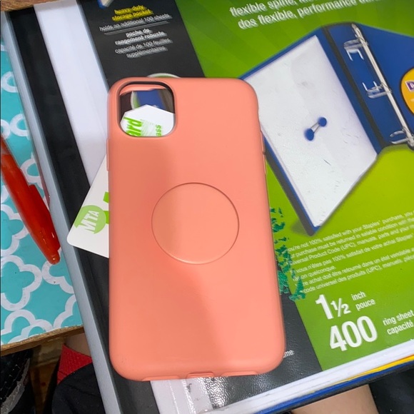 otter box x pop socket coral - Picture 2 of 2